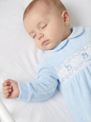 Rocking Horse Sleepsuit Blue