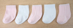 Baby Socks White/Pink 5 Pack