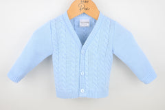 Sawyer Baby Cardigan Blue