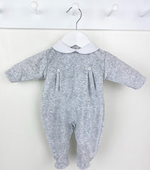 Silvio Sleepsuit  Grey - Daydream Babywear