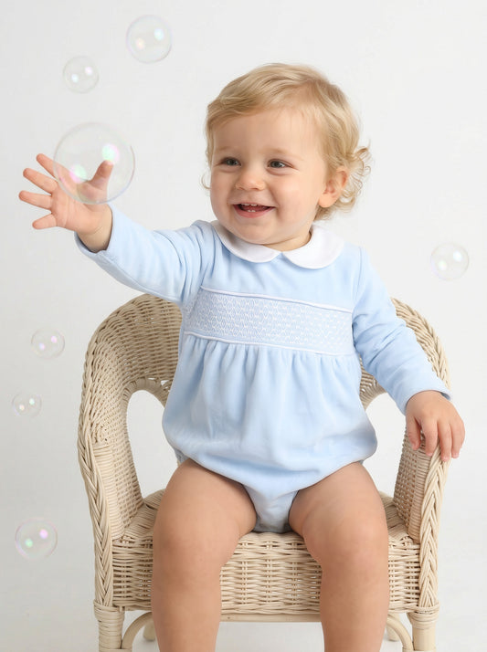 Albert Romper Blue