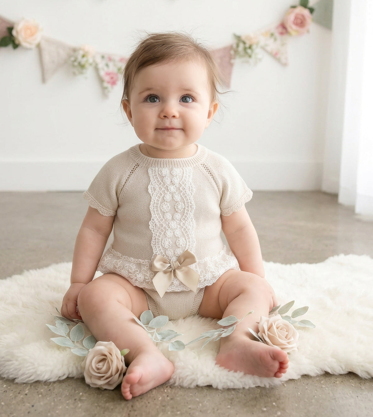Lara Pants Suit Natural