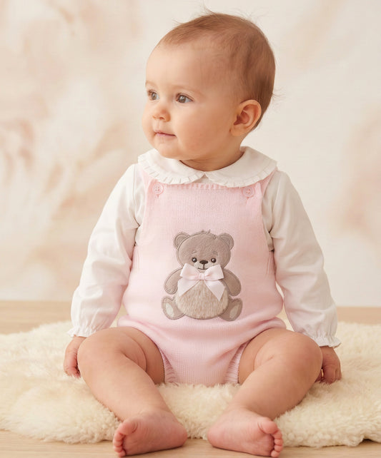 Girls Teddy Outfit Pink